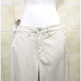Pantalon Beige H&m Divided, Avec Poches, Bas Des Jambes Resserré, T. 34 Ou Petit T. 36