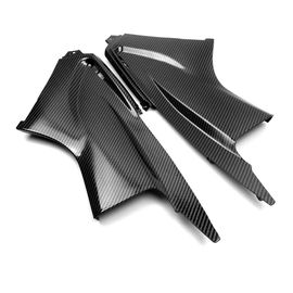 Couvercle Anti-Poussière D'air Avant De Moto En Fibre De Carbone,Accessoires D'insertion De Carénage Pour Modèles Yamaha Yzf R6 2003 2004 2005 - Type Carbon Fiber Pattern