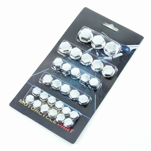 Couvercle D'écrou De 2,2 De Décoration De Moto,Accessoires Pour Sportster 1200 Honda Forza 125 Ktm Exc Af18 Mtl Rta - Type Argent