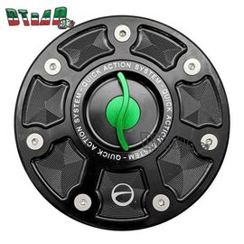 Bouchon De Carburant Précieux Pour Moto,Accessoire Pour Boîte À Air À Dégagement Rapide Sans Clé,Couvercle D'huile Et De Gaz,Cnc,Pour Duke Rc 390,790,890 R,250 - Type S Green