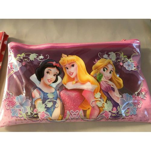 Grande Trousse + Pot A Crayons Disney Les Princesses