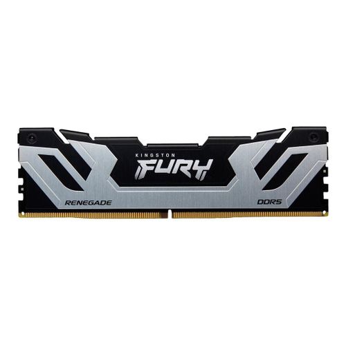 Kingston FURY Renegade - DDR5 - module - 24 Go - DIMM 288 broches - 4200 MHz / PC5-67200 - CL40 - 1.45 V - mémoire sans tampon - on-die ECC - noir et argent