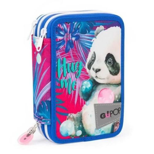 Mallette scolaire triple Sweet Jungle GOPOP Giochi Preziosi - Bleu - Fille - Enfant