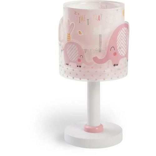 Dalber - Lampe De Chevet Enfant - Little Elephant - Motif Éléphant, L 15 Cm, H 30 Cm, Rose