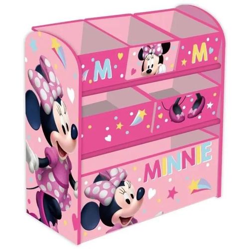 Bibliothèque À Pochettes Minnie - Meuble De Rangement Pour Chambre D'enfant