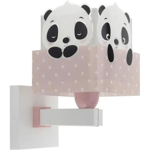 Applique Murale Enfant - Dalber - Panda - Rose - Led - Contemporain