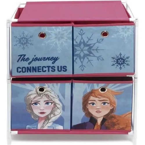 La Reine Des Neiges 2 Etagère De Rangement Avec 4 Bacs 53x30x60 Cm