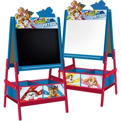 Pat'patrouille - Chevalet Double Faces Et Bacs De Rangement H 117 Cm