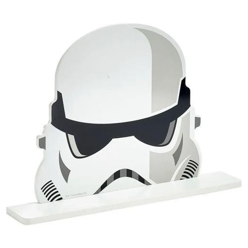 Étagère - Star Wars - Stormtrooper - Métal - 48,5 X 8 X 33 Cm - Blanc