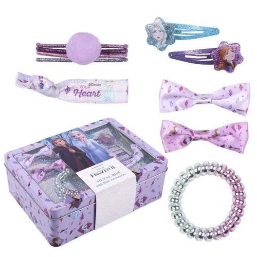 Accessoires De Beauté - Frozen - Coffret Cadeau - Boîte-Cadeau Réutilisable - Rose, Bleu, Violet