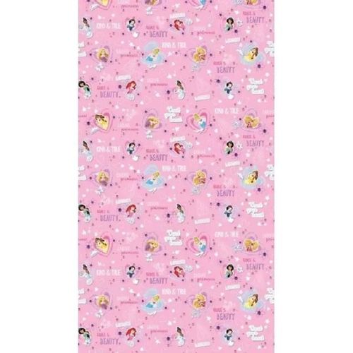 Rideau Disney Princesses - Chambre D'enfant - 140x245 Cm - Rose - Synthétique - Intérieur