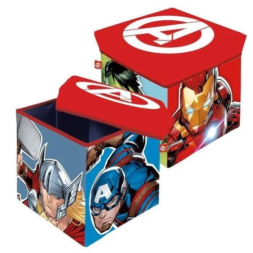 Tabouret De Rangement - Avengers - 30x30x30cm Multicolor