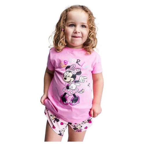 Cerd Life's Little Moments Fille Minnie Mouse 100% Coton En 2 Pices (Pantalon De Pyjama + Haut) Licence Officielle De Disney, Rose,