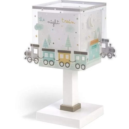 Dalber - Lampe De Chevet Enfant - The Night Train - Motif Train, L 15 Cm, H 30 Cm, Blanc