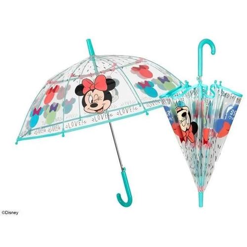 Disney Parapluie Minnie Mouse 74 Cm Automatique Filles Transparent/Multicolore