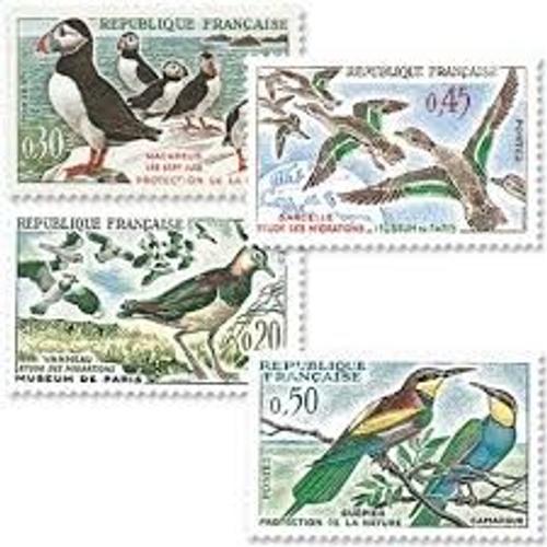 Les Oiseaux Série Complète Année 1960 N° 1273 1274 1275 1276 Yvert Et Tellier Luxe