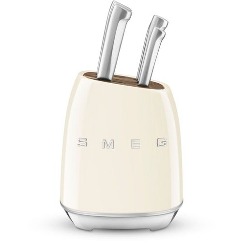 Bloc 6 Couteaux Vintage Crème Smeg