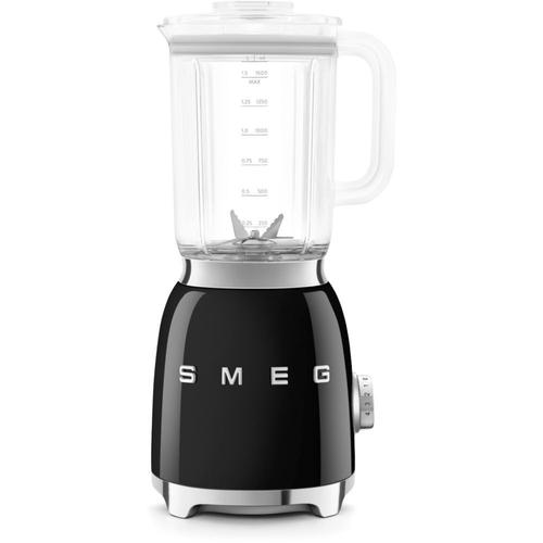 Blender Smeg BLF03BLEU 1,5L noir Esthétique vintage années 50 - Carafe entièrement en matériau Tritan Renew