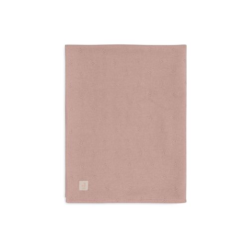 Couverture Berceau 75x100 Cm Cosy Knit Wild Rose & Velvet - Jollein