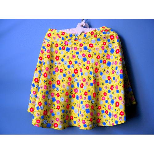 Jupe Fille Benetton 8 Ans Tbe Fleurs Multicolore