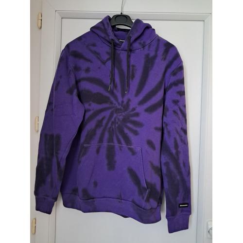 Sweat Taille L/Xl Violet Et Noir Bershka