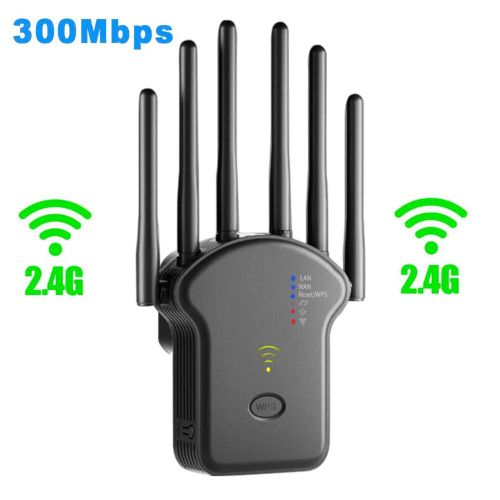 Répéteur WiFi sans fil,300Mbps,1200Mbps,5G,2.4G,répéteur de signal avec port LAN/WAN,amplificateur WiFi pour le bureau à domicile,bande touristique - Type Black EU Plug #A