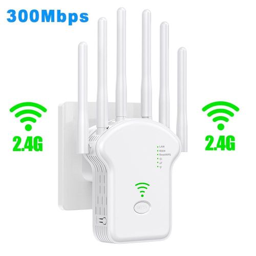 Répéteur WiFi sans fil,300Mbps,1200Mbps,5G,2.4G,répéteur de signal avec port LAN/WAN,amplificateur WiFi pour le bureau à domicile,bande touristique - Type white EU Plug #B