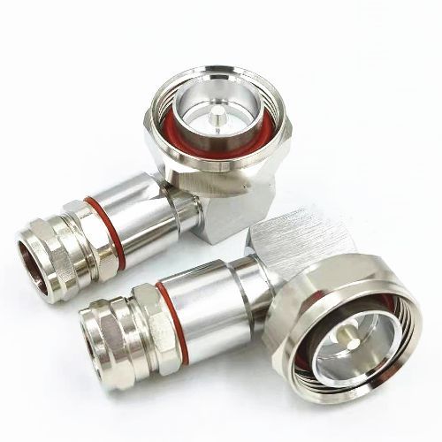 Fiche mâle Super flexible L29 7/16 DIN,pince à Angle droit à souder 50-9 1/2 "",câble de raccordement RF Coaxial,1 pièce