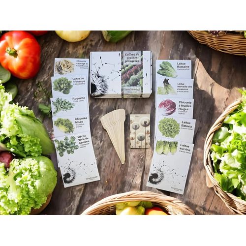 Coffret De Graines - Spécial Salades - Semisauvage Permaculture