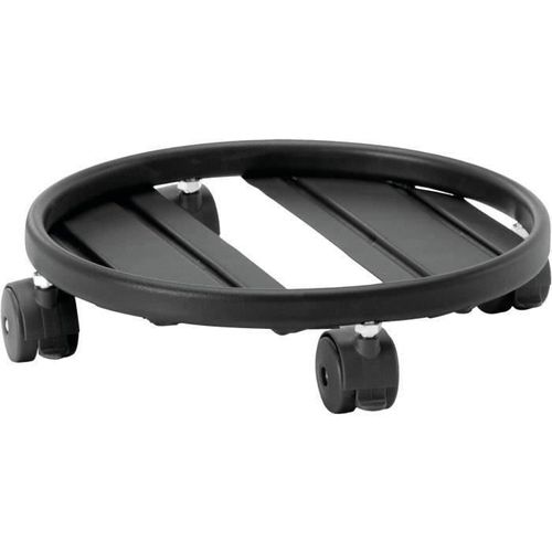 Plateau A Roulettes En Métal - Garden Id Metal Trolley - Diametre 35 Cm Max 68 Kg - Rotation 360°, Hauteur Optimisée, Solide.