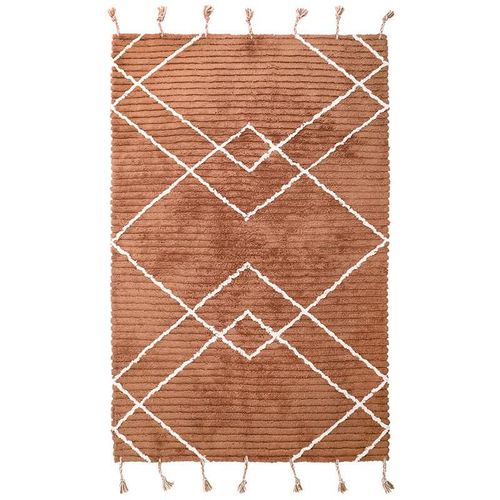Tapis en coton lavable en machine LÄSSA TOFFEE M 135x190