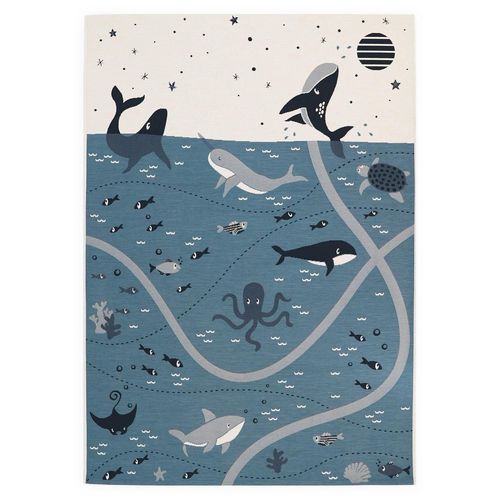 Tapis enfant PLAYRUG LITTLE DEEP BLUE 123x80