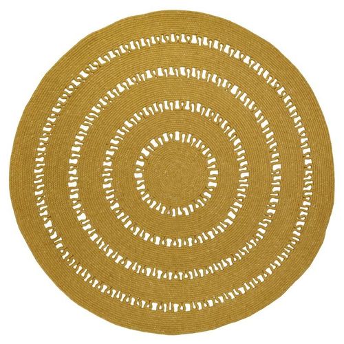 Tapis rond en laine BIBEK MANGUE M