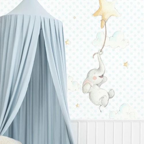 Vinyle décoratif pour enfants HAPPY ELEPHANT - STORK DREAMS