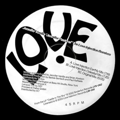 Jennifer Pastoral (Love Injection Remixes) [12 Inch Analog]
