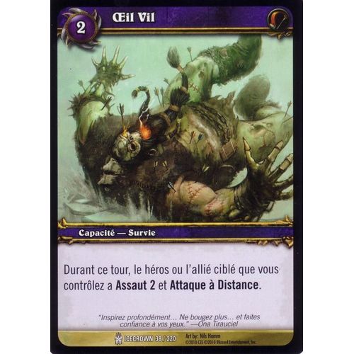 Oeil Vil - World Of Warcraft - Icecrown - C - 38/220