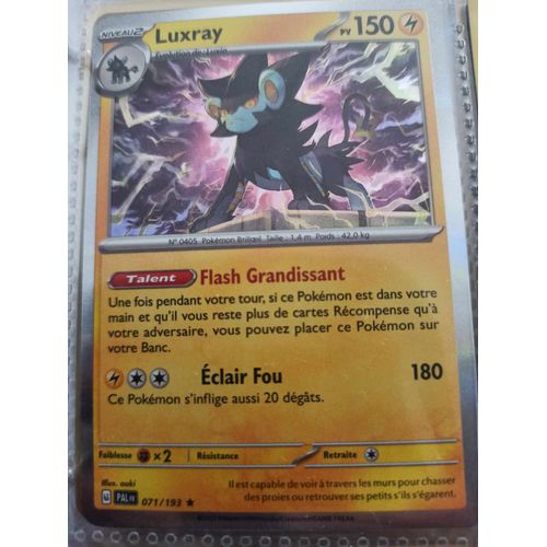 Holo - Pokemon - Évolutions À Paldea - Luxray 71/193