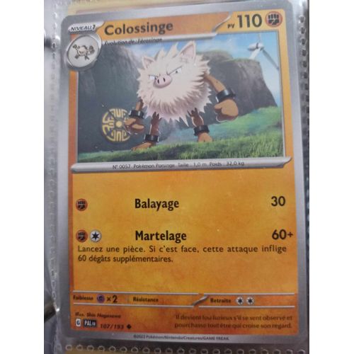Peu Commune - Pokemon - Évolutions À Paldea - Colossinge 107/193