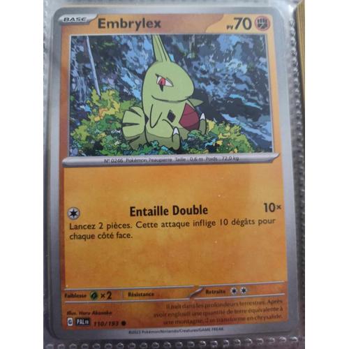 Commune - Pokemon - Évolutions À Paldea - Embrylex 110/193