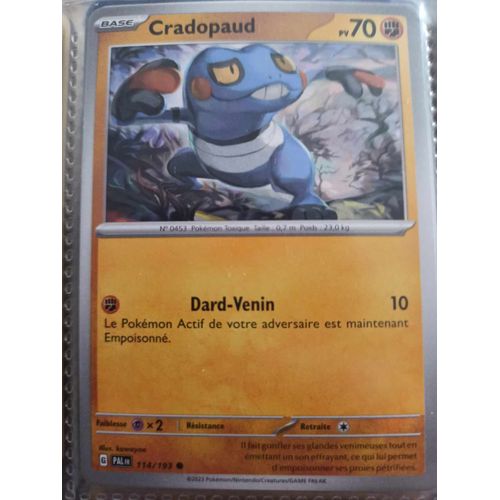 Commune - Pokemon - Évolutions À Paldea - Cradopaud 114/193