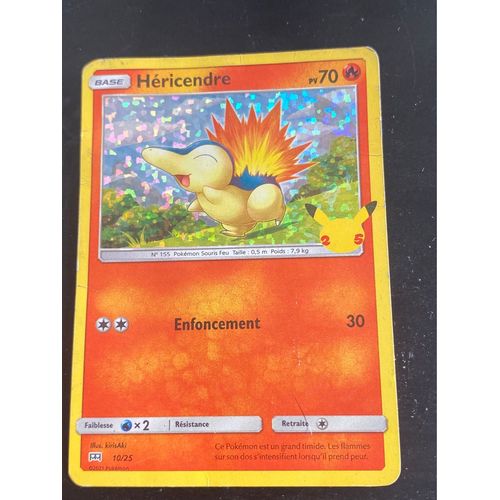 Carte Gobu Pv 60 Pokemon Eau  Carte Héricendre Pv 70 Pokemon Feu 