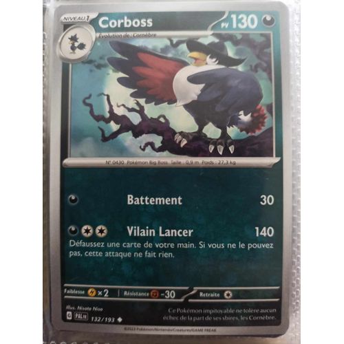Peu Commune - Pokemon - Évolutions À Paldea - Corboss 132/193