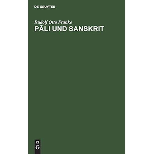 P¿Li Und Sanskrit