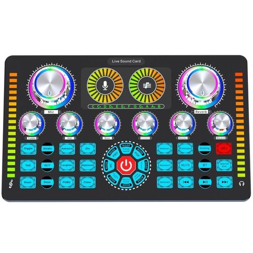 Table De Mixage Audio Pour DJ Karaoke Podcast Et Diffusion En Direct YONIS