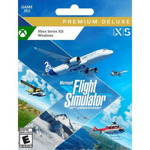Microsoft Flight Simulator 40th Anniversary Premium Deluxe Edition Pcxbox Series Xs Xbox Live