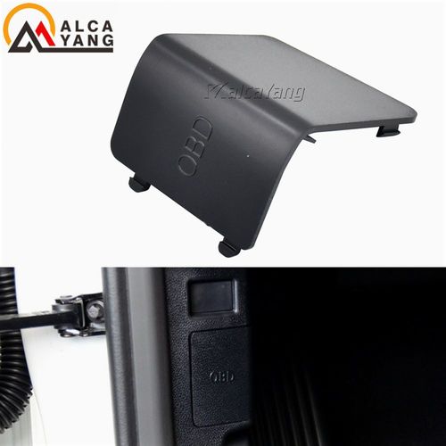 Capuchon De Panneau De Coup De Pied Intérieur De Voiture,Magasins Lhd,Garniture De Couvercle De Prise Obd,Bmw Série 1,E81,E82,E84,E87,E88,51437144966,51439125298 - Type Black #B