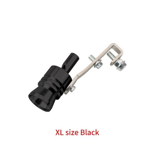 Sifflet D'échappement Turbo Universel Pour Moto,Simulateur De Son D'échappement Modifié,Tuyau D'échappement,Pièces De Générateur De Son,5 Couleurs,S,M,L,Xl - Type Xl Blcak