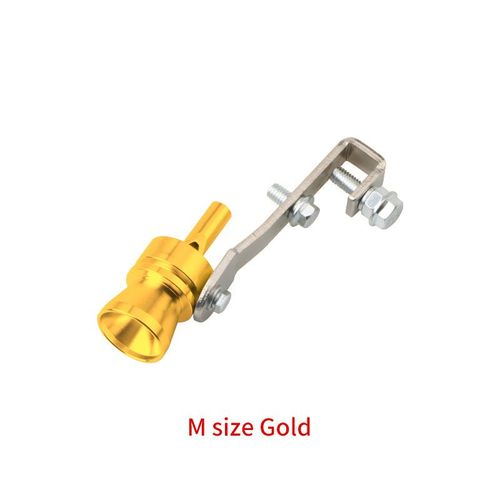 Sifflet D'échappement Turbo Universel Pour Moto,Simulateur De Son D'échappement Modifié,Tuyau D'échappement,Pièces De Générateur De Son,5 Couleurs,S,M,L,Xl - Type M Yellow