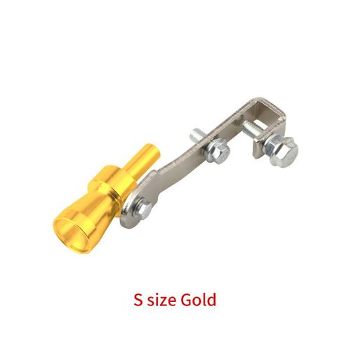 Sifflet D'échappement Turbo Universel Pour Moto,Simulateur De Son D'échappement Modifié,Tuyau D'échappement,Pièces De Générateur De Son,5 Couleurs,S,M,L,Xl - Type S Yellow