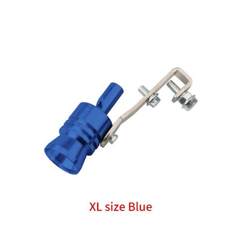 Sifflet D'échappement Turbo Universel Pour Moto,Simulateur De Son D'échappement Modifié,Tuyau D'échappement,Pièces De Générateur De Son,5 Couleurs,S,M,L,Xl - Type Xl Blue